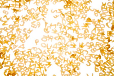 Alphabet soupの写真素材