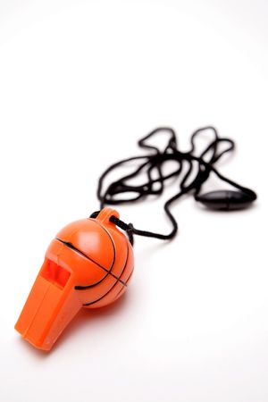 Basketball whistleの写真素材