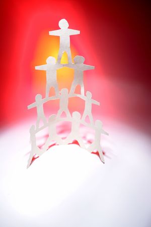 Team supporting each otherの写真素材