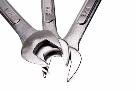 Three spanners over white