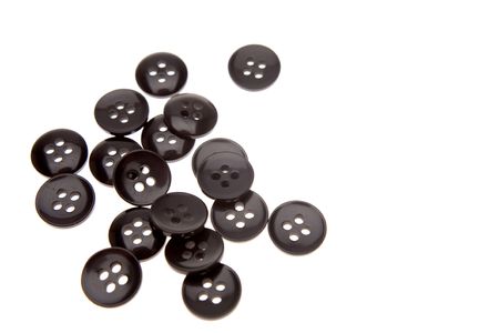 Buttons isolated on white background