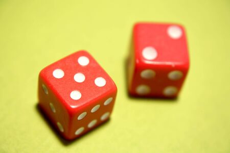 Two red dice 