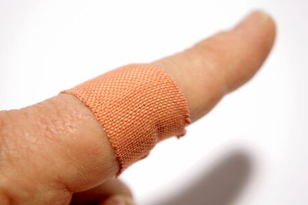 Bandaid on finger
