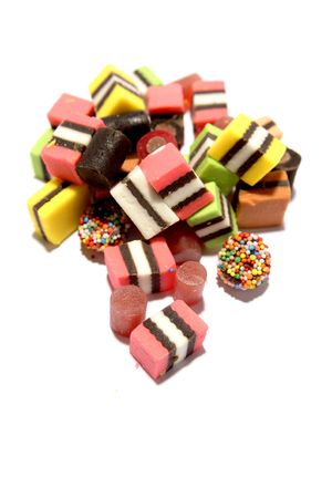 Liquorice on whiteのeditorial素材