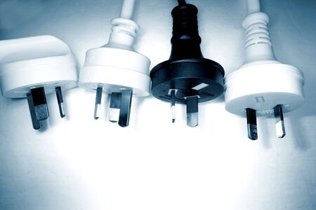 Electrical plugsの写真素材