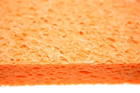 Orange spongeの写真素材