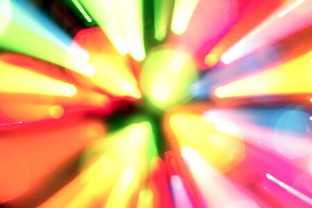 Multiple lights blur backgroundの写真素材