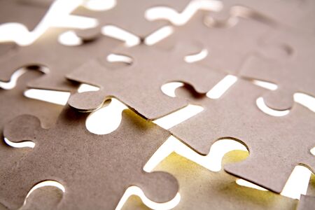 Jigsaw puzzleの写真素材