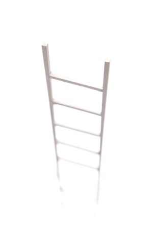 Ladder isolated on white backgroundの写真素材