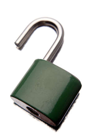 Padlock on whiteの写真素材