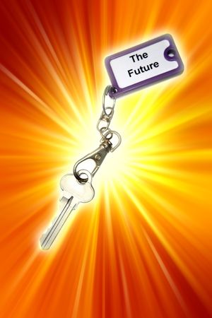 Key to the future の写真素材