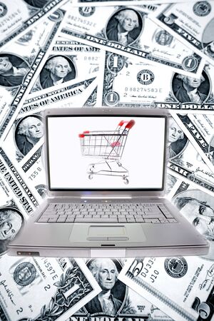 Online shoppingの写真素材