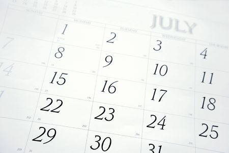 Calendarの写真素材