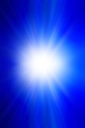 Blue background. Bright central areaの写真素材