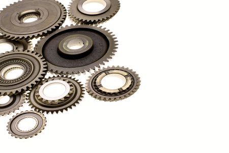 Gears on white   の写真素材