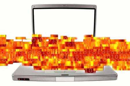 Laptop computer and binary codes