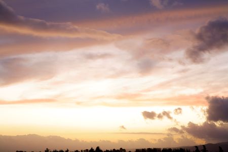Soft colors in a beautiful sky.の写真素材