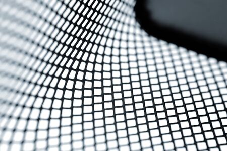 Closeup detail of metal meshの写真素材