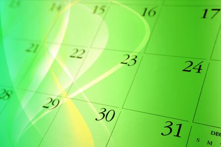 Calendar page and color graphics の写真素材