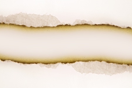 Hole ripped in paper. Copy spaceの写真素材