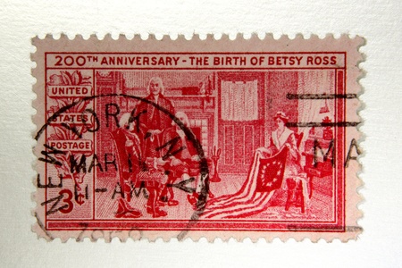 United States postage stampの写真素材