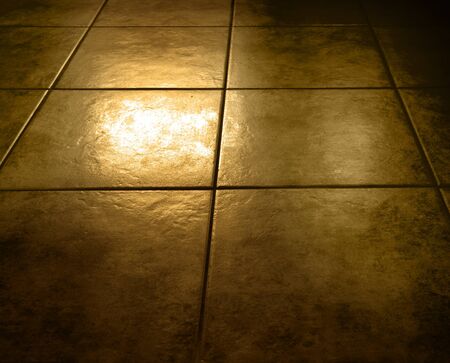 Closeup of grungy brown floorの写真素材