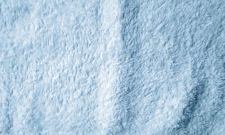 Closeup of soft blue fabricの写真素材