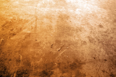 Closeup of brown grungy floorの写真素材