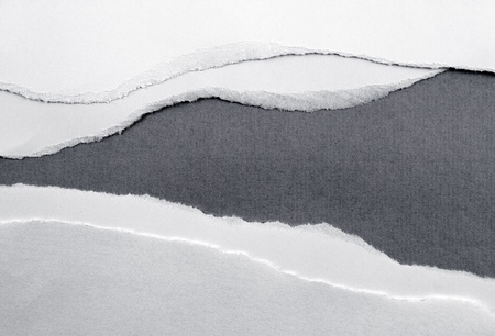 Hole ripped in paper. Copy spaceの写真素材