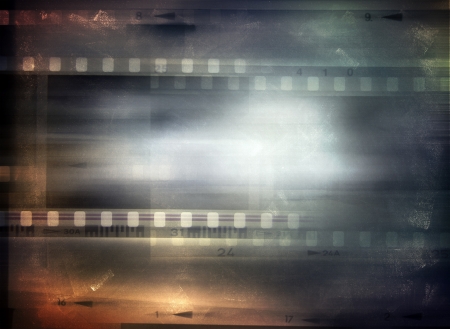 Film strips background, copy spaceの写真素材