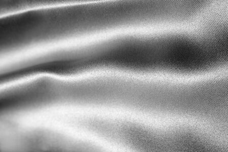 Closeup of rippled silk fabricの写真素材