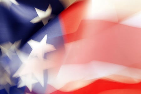 Stars and stripes American flagの写真素材