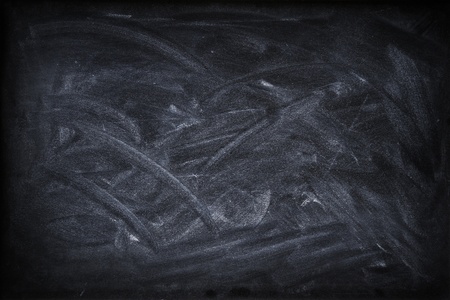 Chalk rubbed out on blackboardの写真素材