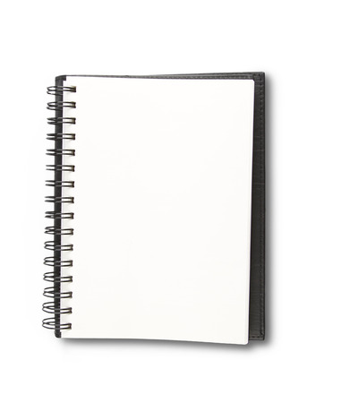 Blank page in book on plain の写真素材