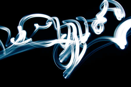 Blue lines on black background 