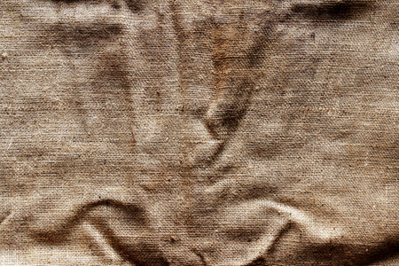Closeup of burlap hessian sackingの写真素材