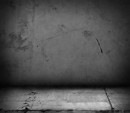 Concrete floor and wall. Advertising spaceの写真素材