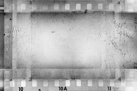 Film negatives frame, copy spaceの写真素材