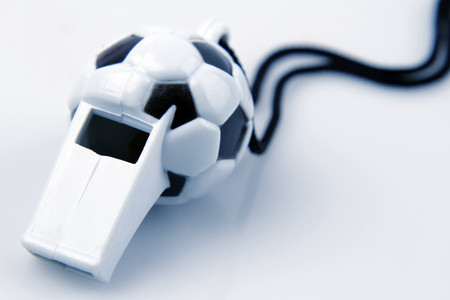 Ball whistle on plain backgroundの写真素材