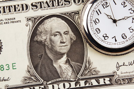 Watch and cash. Time is money