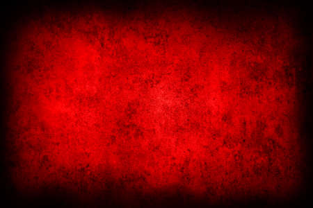 Red grunge textured wall backgroundの写真素材