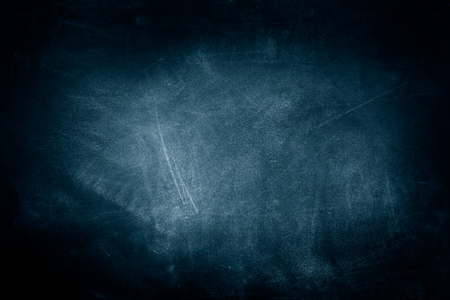 Closeup of blue chalkboard backgroundの写真素材