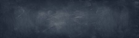 Closeup of blue chalkboard backgroundの写真素材
