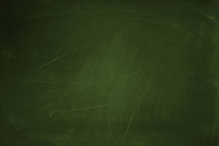 Chalk rubbed out on green chalkboard background