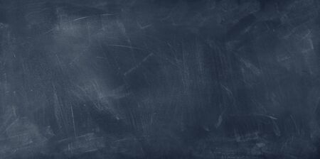 Closeup of blue chalkboard backgroundの写真素材