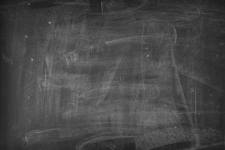 Chalk rubbed out on blackboard backgroundの写真素材