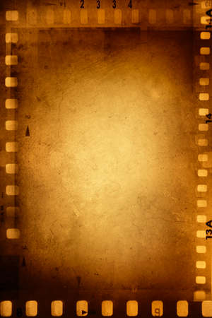 Film negative frames background. Copy spaceの写真素材