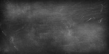 Chalk rubbed out on blackboard backgroundの写真素材