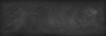 Chalk rubbed out on blackboard backgroundの写真素材