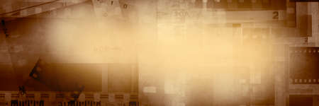 Film negative frames background. copy spaceの写真素材